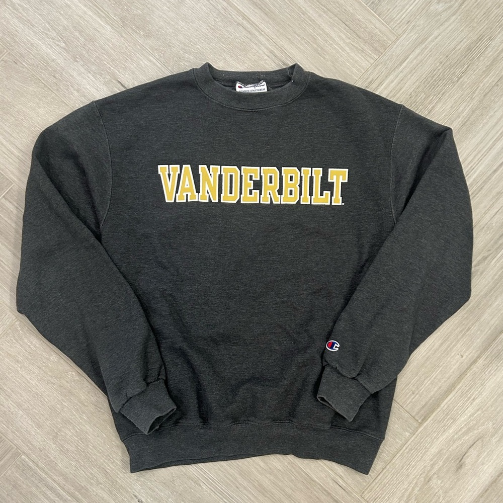 Vanderbilt Champion Gray Sweatshirt Medium